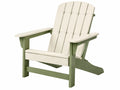 Adirondack Gartenstuhl 83 x 78 x 98 cm aus Holz in Cremegrün für Terrasse und Garten